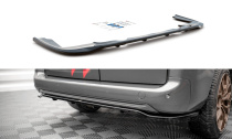 Peugeot Partner Mk3 2018+ Bakre Splitter (Med Splitters) V.1 Maxton Design 